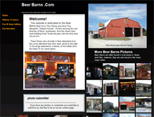 Tablet Screenshot of beerbarns.com